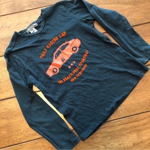 Bonpoint EUC 4T long sleeve graphic t-shirt - Racing Car